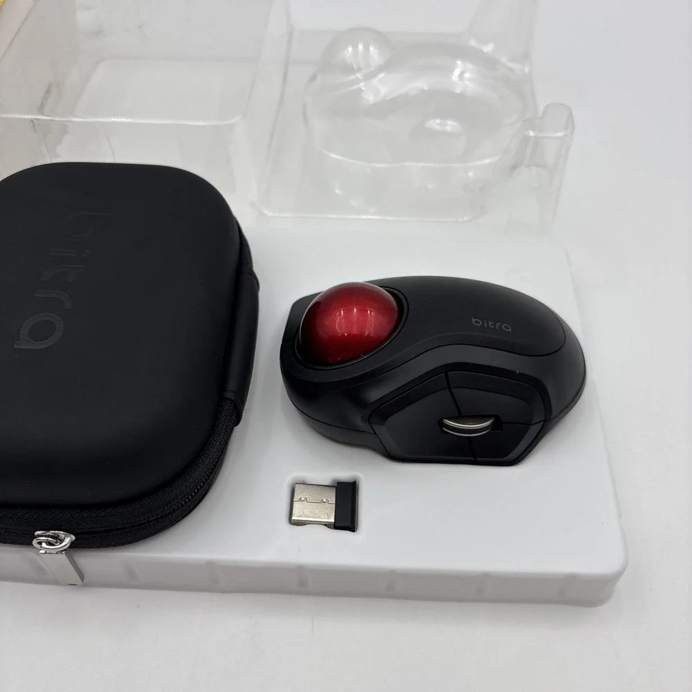 ELECOM Wireless Trackball Mouse M-MT2DRSBK S size 5-Button JP